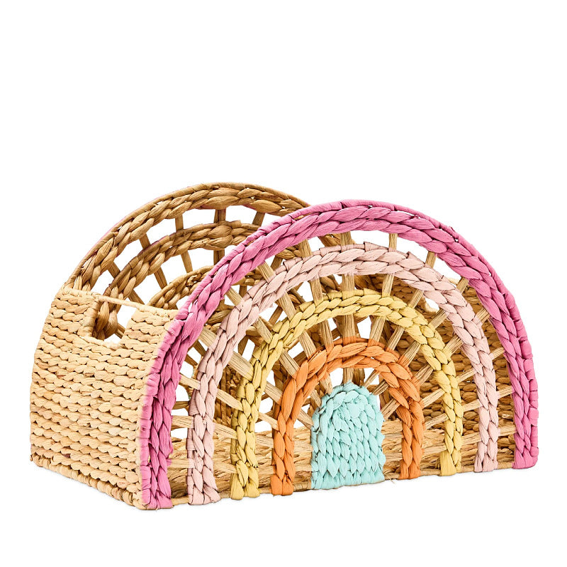Playful Storage Basket in Rainbow Design | Kelmera