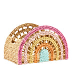 Playful Storage Basket in Rainbow Design | Kelmera