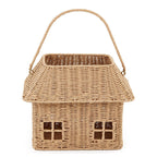 Playful Storage Basket in the Shape of a House Handwoven | Kelmera