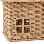 Playful Storage Basket in the Shape of a House Handwoven | Kelmera