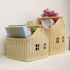 Playful Storage Basket in the Shape of a House | Kelmera