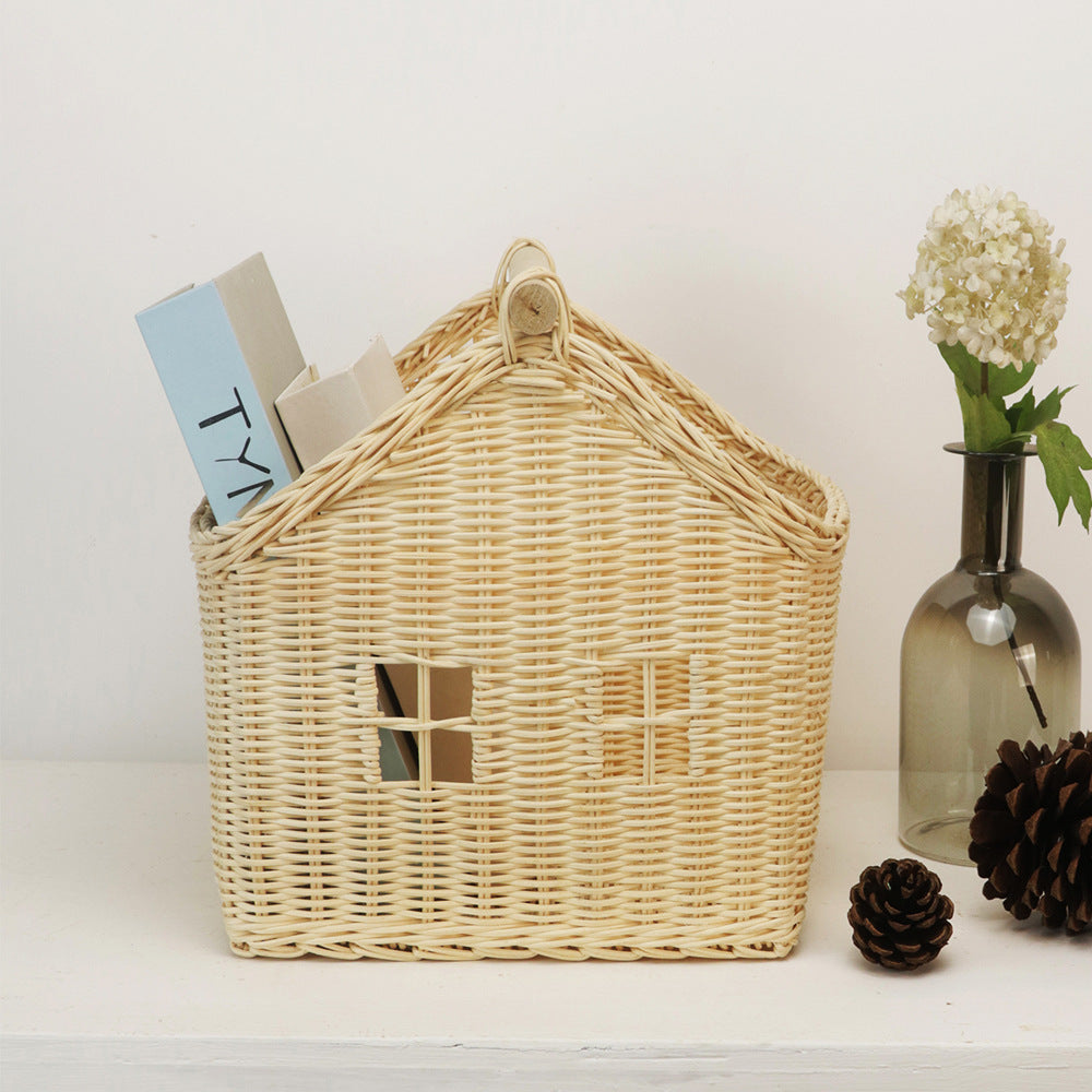 Playful Storage Basket in the Shape of a House | Kelmera