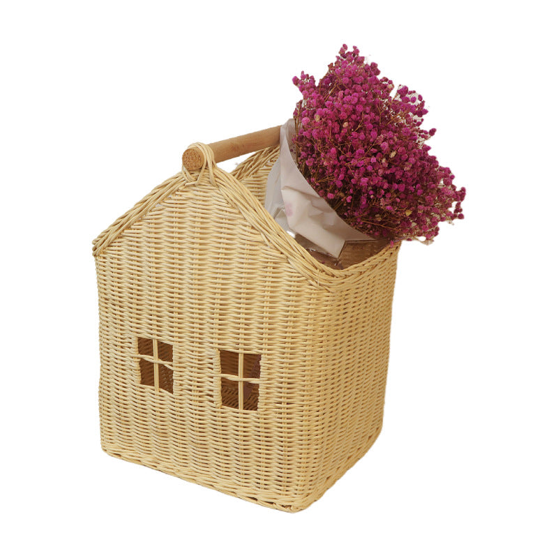 Playful Storage Basket in the Shape of a House | Kelmera
