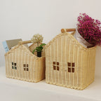 Playful Storage Basket in the Shape of a House | Kelmera