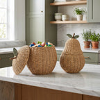 Playful Storage Basket in the Shape of a Pear | Kelmera
