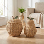 Playful Storage Basket in the Shape of a Pear | Kelmera