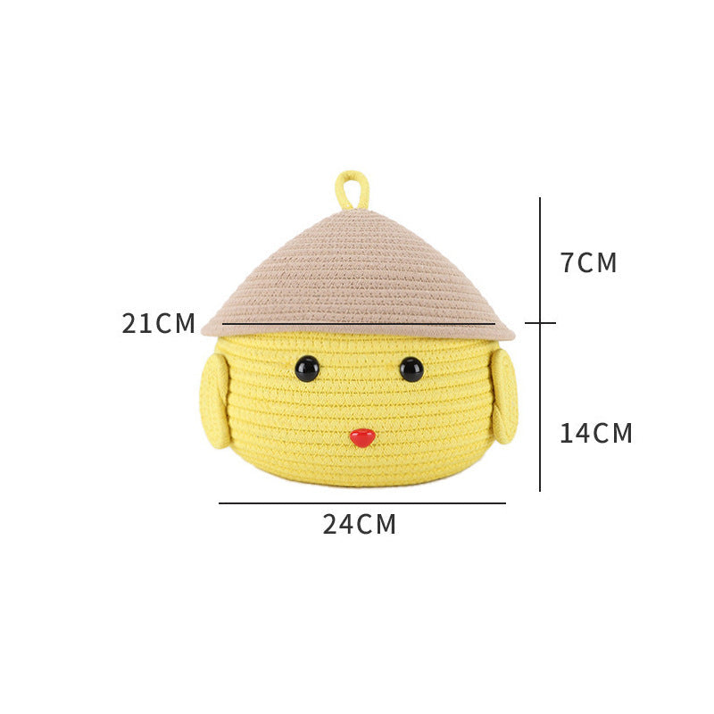 Playful Storage Basket Soft Textile | Kelmera