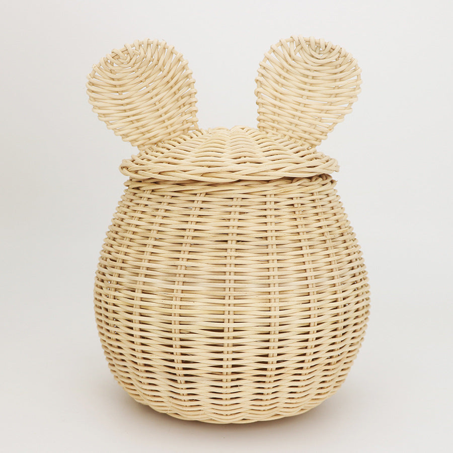 Playful Storage Basket with Animal Ears | Kelmera