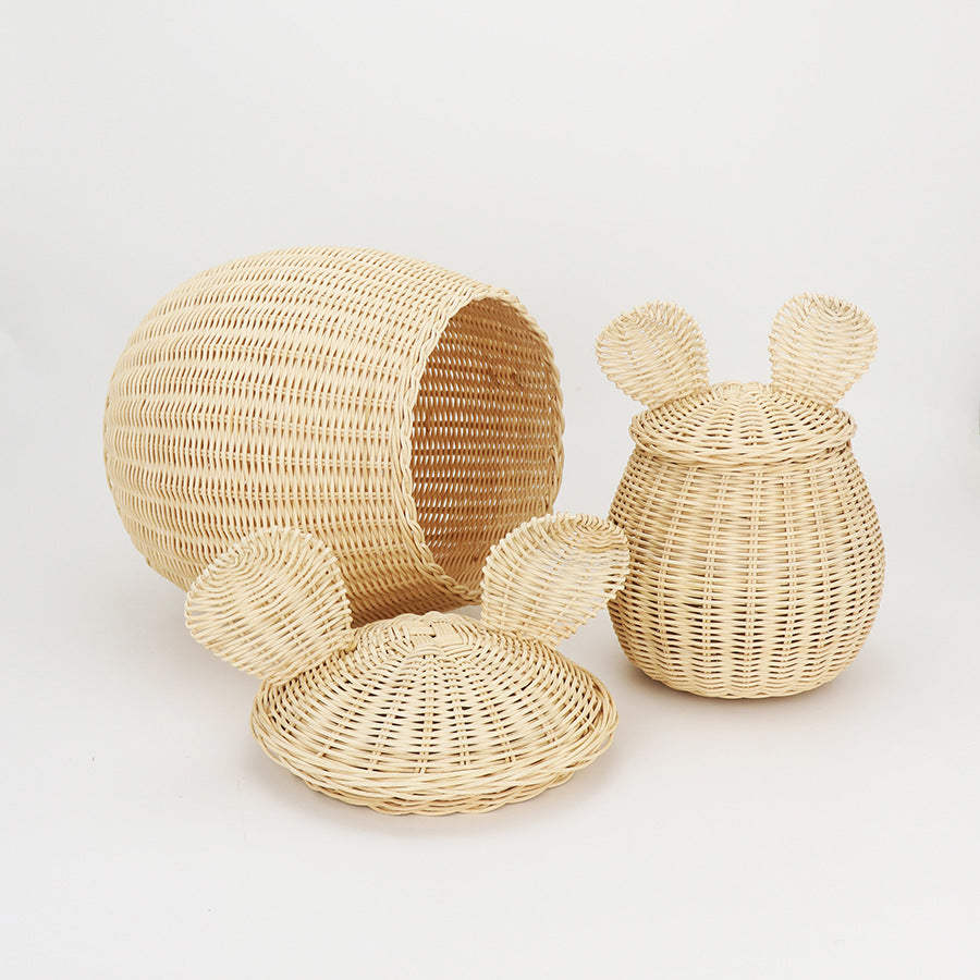 Playful Storage Basket with Animal Ears | Kelmera
