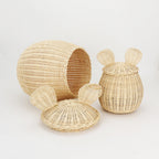 Playful Storage Basket with Animal Ears | Kelmera