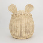 Playful Storage Basket with Animal Ears | Kelmera