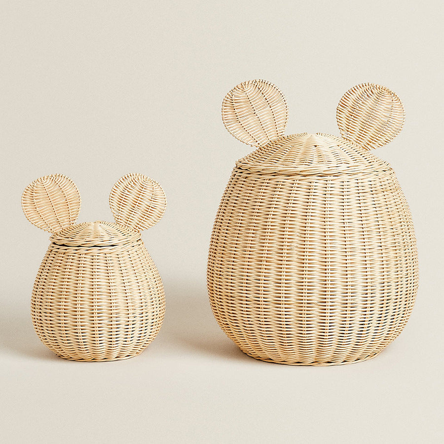 Playful Storage Basket with Animal Ears | Kelmera