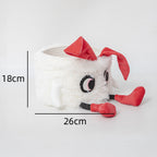 Playful Storage Basket with Animal Motif Soft Textile | Kelmera
