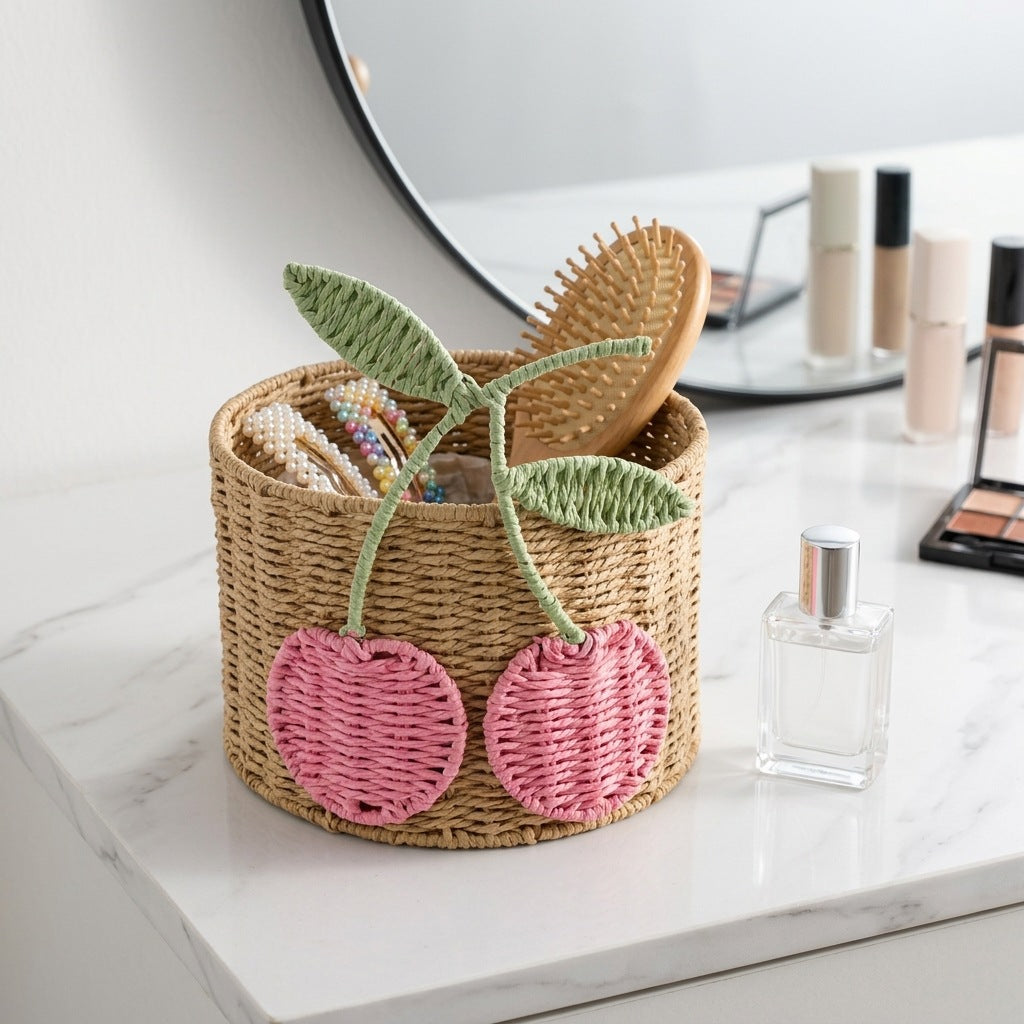 Playful Storage Basket with Fruit Design | Kelmera