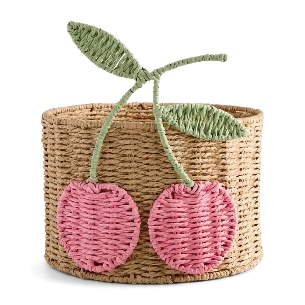 Playful Storage Basket with Fruit Design | Kelmera