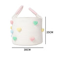 Playful Storage Basket with Heart Pattern | Kelmera