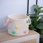 Playful Storage Basket with Heart Pattern | Kelmera