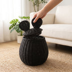 Playful Storage Basket with Lid and Ear Design | Kelmera