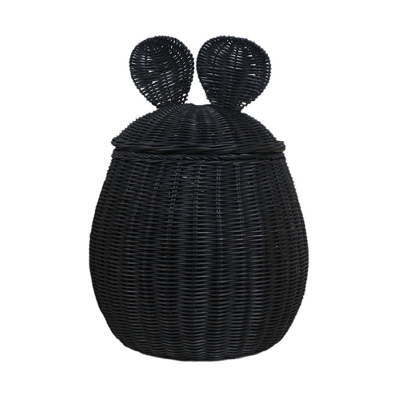 Playful Storage Basket with Lid and Ear Design | Kelmera