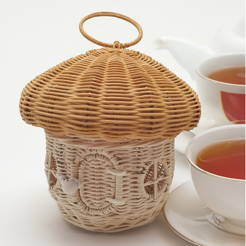 Playful Storage Basket with Mushroom Hat Design | Kelmera