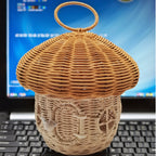 Playful Storage Basket with Mushroom Hat Design | Kelmera
