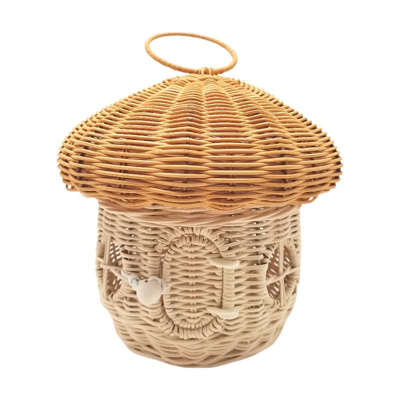 Playful Storage Basket with Mushroom Hat Design | Kelmera
