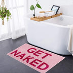 Playful Text Bath Mat | Kelmera