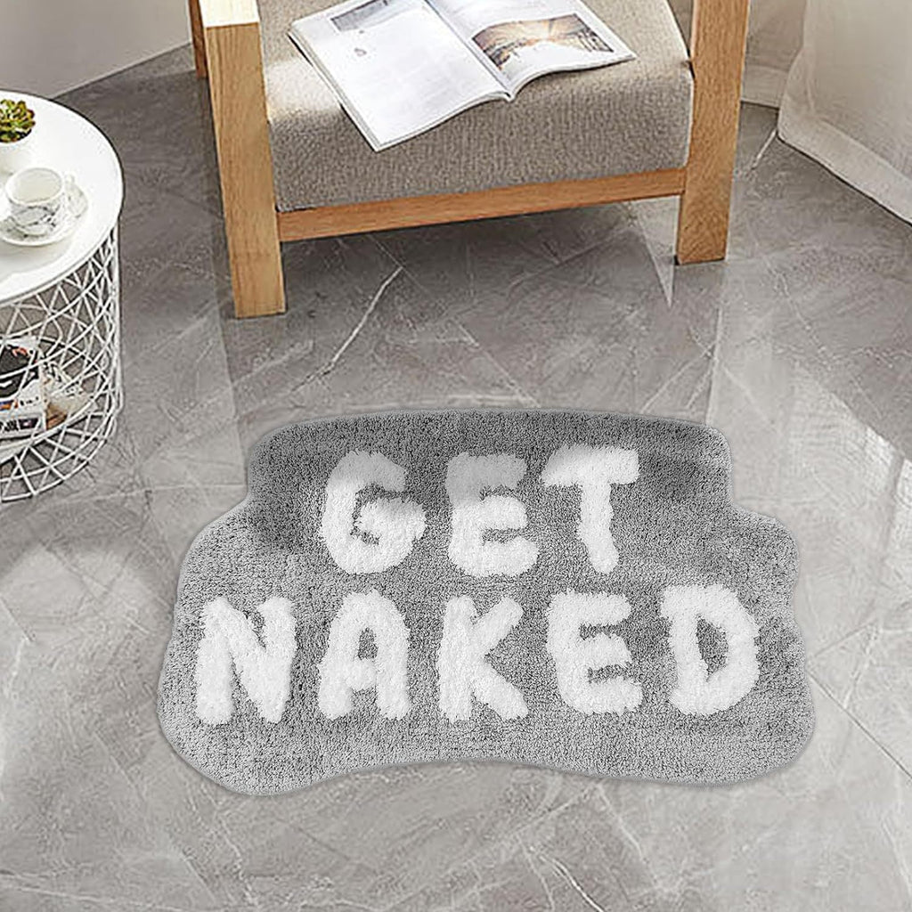 Playful Text Bath Mat | Kelmera