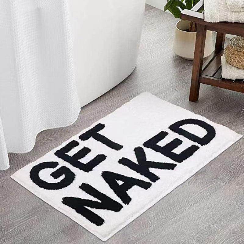 Playful Text Bath Mat | Kelmera