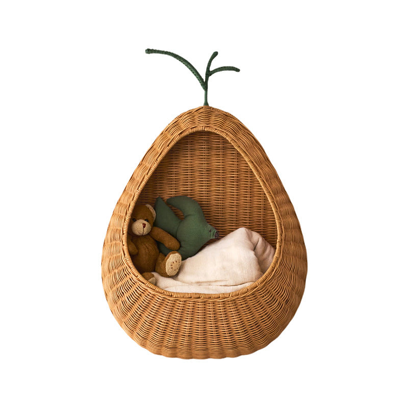 Playful Wall Basket in Pear Design | Kelmera