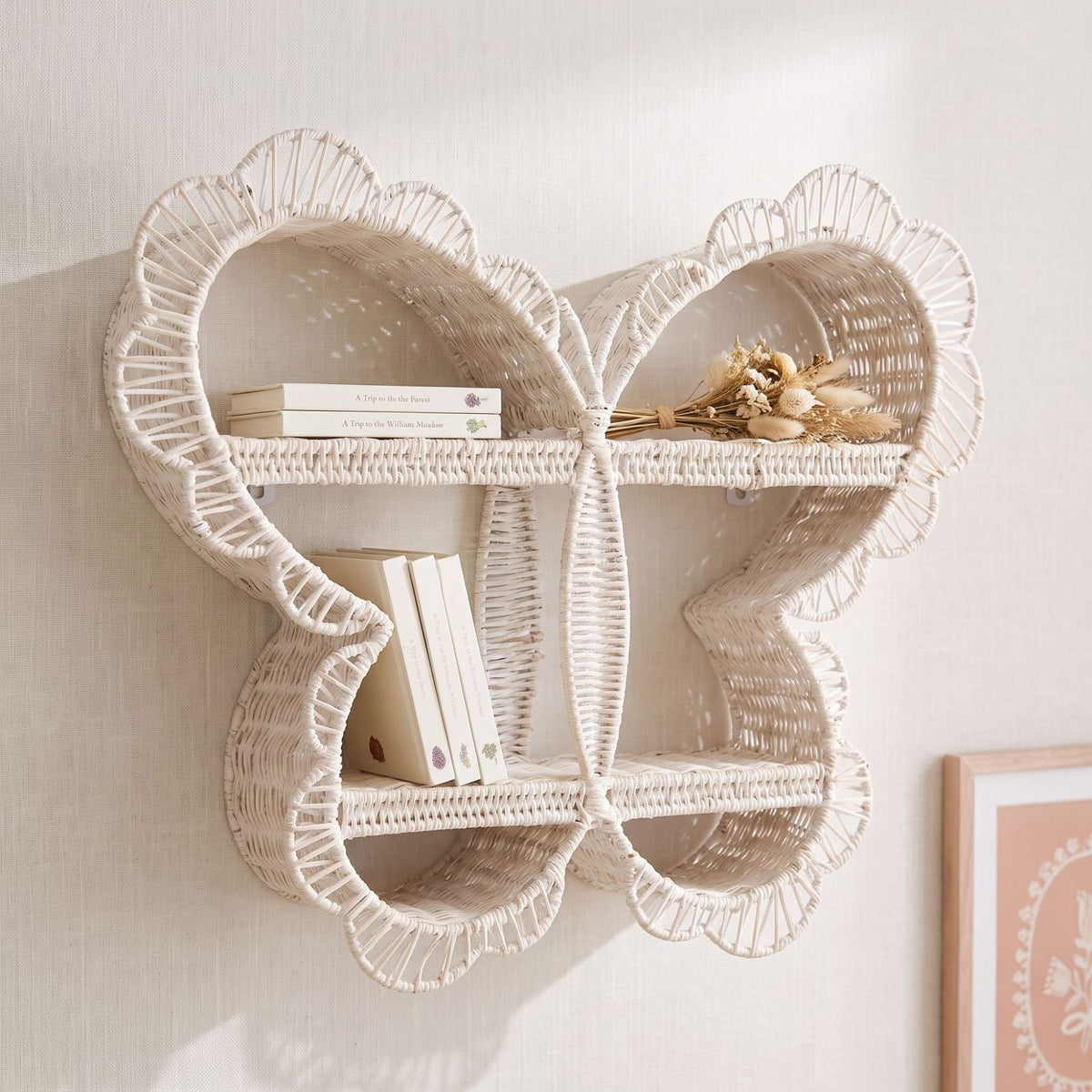 Playful Wall Shelf in Butterfly Design | Kelmera