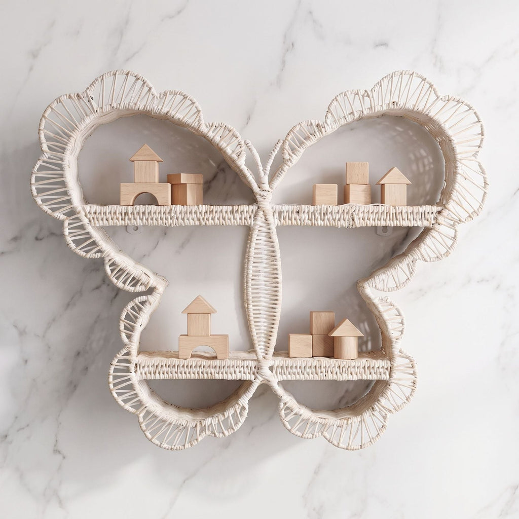 Playful Wall Shelf in Butterfly Design | Kelmera