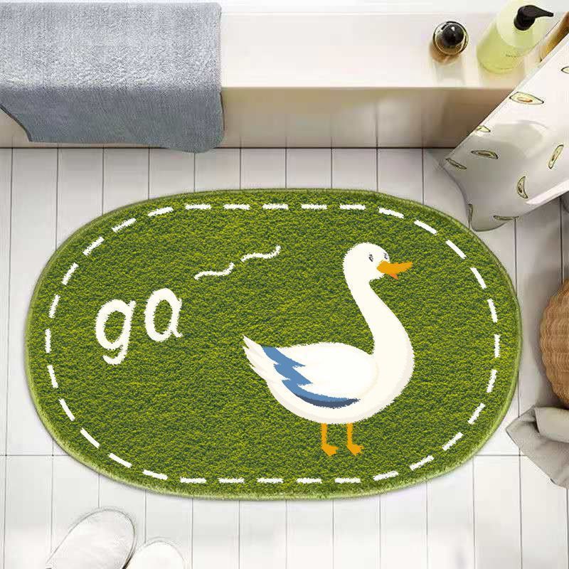 Plush Bathroom Quote Mat | Kelmera