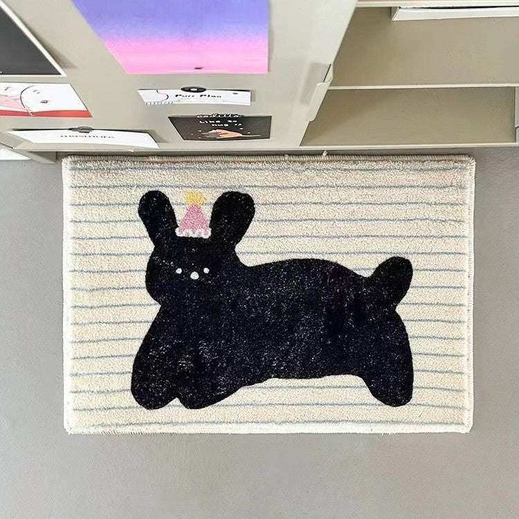 Plush Bathroom Quote Mat | Kelmera