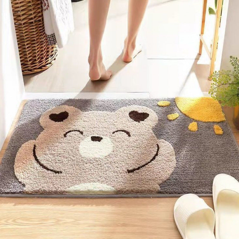 Plush Bathroom Quote Mat | Kelmera
