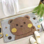Plush Bathroom Quote Mat | Kelmera