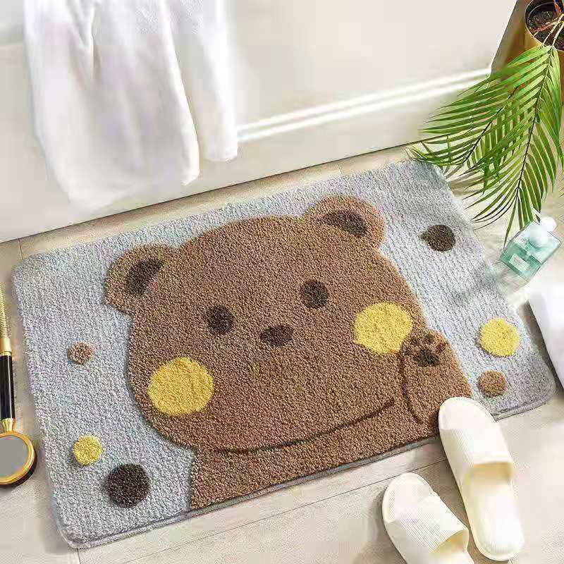 Plush Bathroom Quote Mat | Kelmera