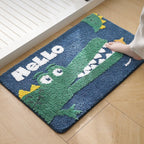 Plush Bathroom Quote Mat | Kelmera