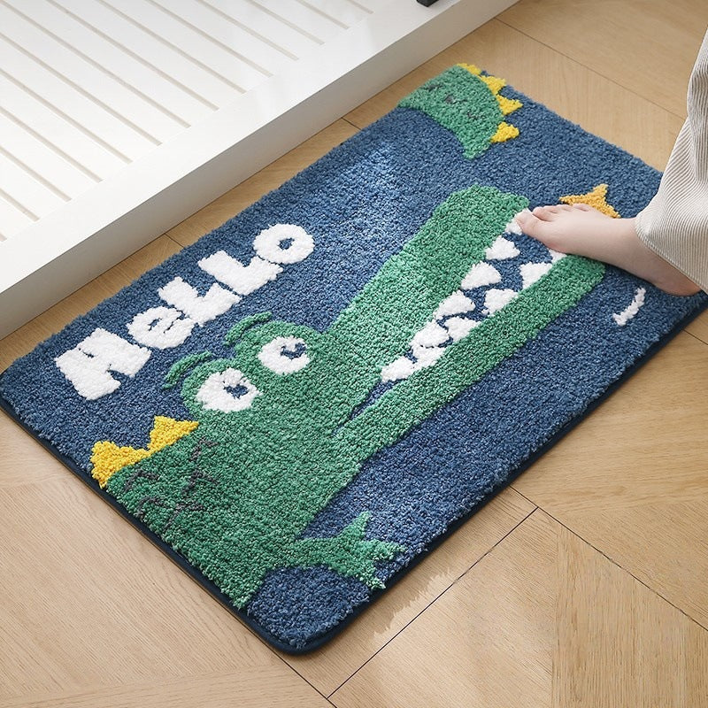 Plush Bathroom Quote Mat | Kelmera