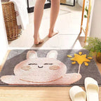 Plush Bathroom Quote Mat | Kelmera