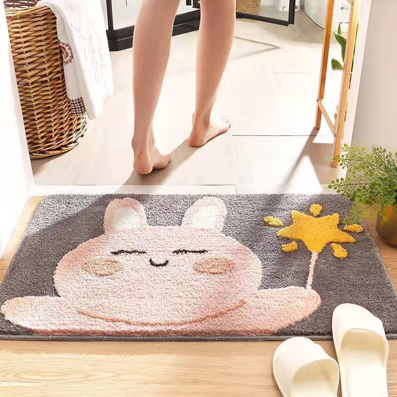 Plush Bathroom Quote Mat | Kelmera