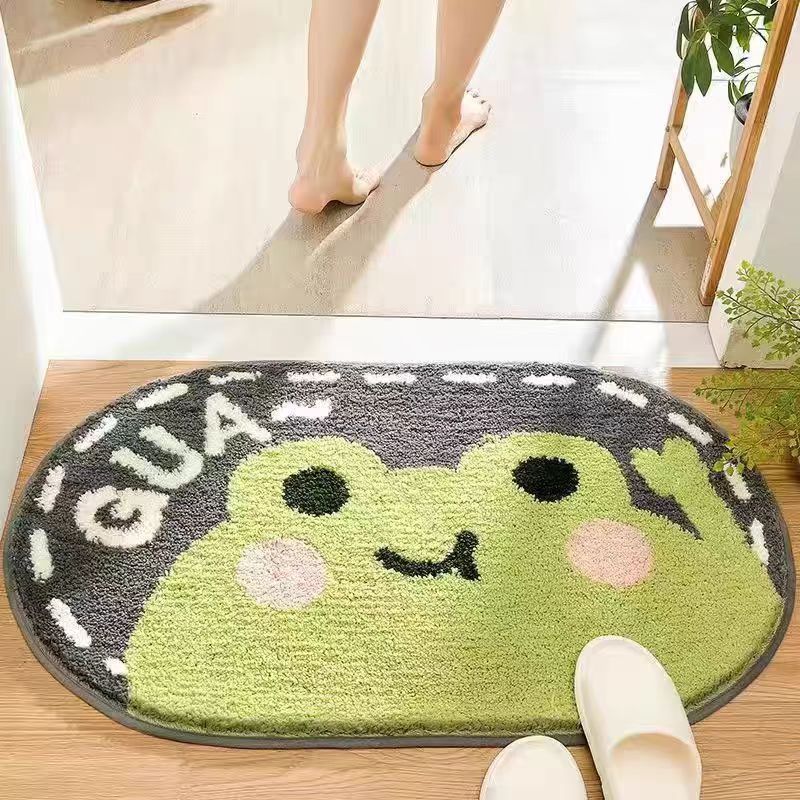 Plush Bathroom Quote Mat | Kelmera