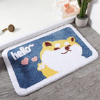 Plush Bathroom Quote Mat | Kelmera