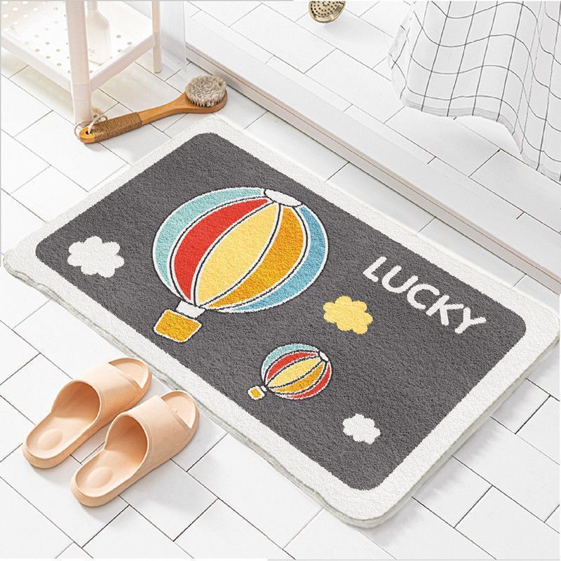 Plush Bathroom Quote Mat | Kelmera