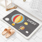 Plush Bathroom Quote Mat | Kelmera