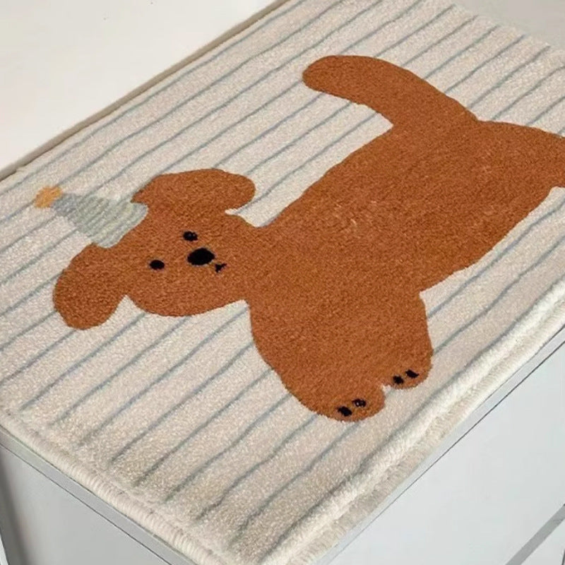 Plush Bathroom Quote Mat | Kelmera
