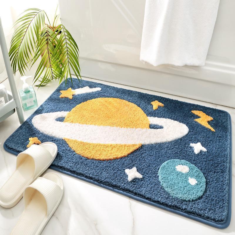 Plush Bathroom Quote Mat | Kelmera