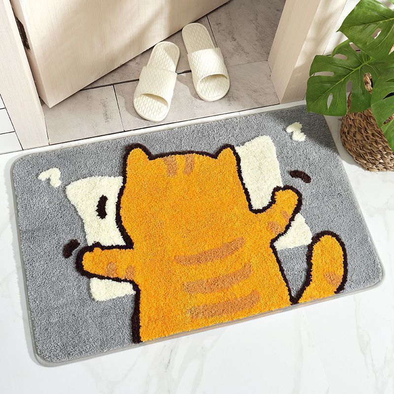 Plush Bathroom Quote Mat | Kelmera