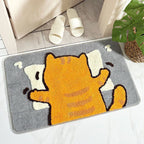 Plush Bathroom Quote Mat | Kelmera
