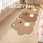 Plush Bear-Shaped Bath Mat | Kelmera